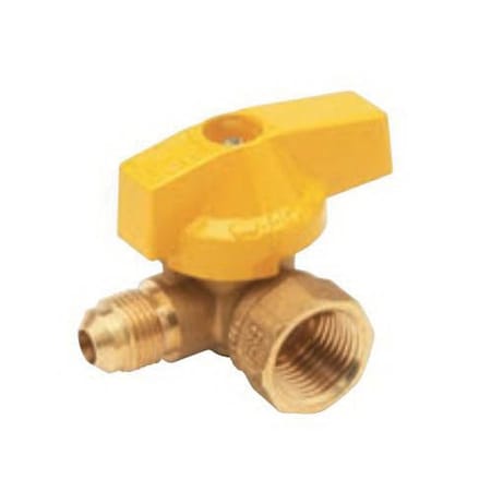 ProLine 7701G 114-533 Gas Ball Valve,3/8 X 1/2 In Connection,Flare X FIP,200psi Pressure,Brass Body